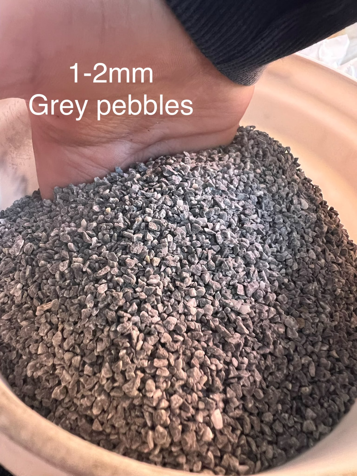 1-2mm Grey Pebbles surfacing finish